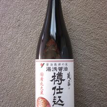 本醸造樽仕込み醤油７２０ｍｌ￥１１００でした