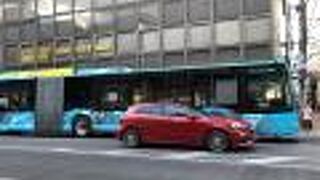 連結バス走ってます