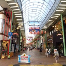 昼間は静かです