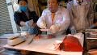 社長自らおろしたカマトロは絶品でした