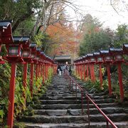 貴船神社と言えば、この景色