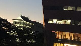 ライトアップが美しい