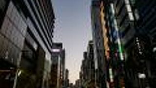 銀座のメインストリート