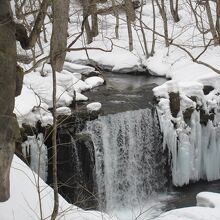 厳冬期の銚子大滝