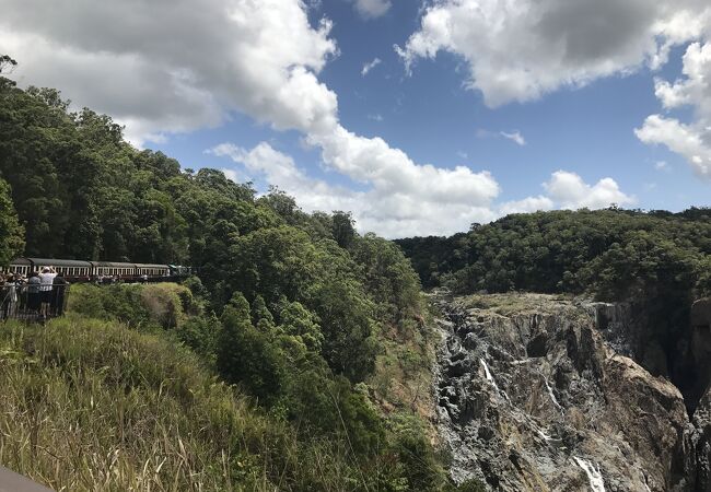 離れた場所からのバロン滝