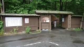 自然の中の温泉