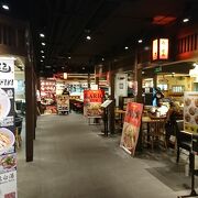 日本食レストランの集まっているレストラン街