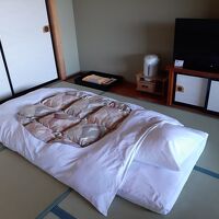 到着時、既に布団が用意されていました。