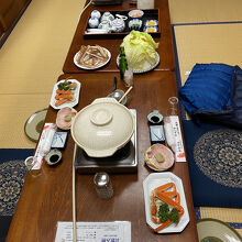 部屋に入るとこのセットが