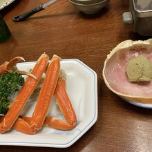 ボイルと蟹味噌