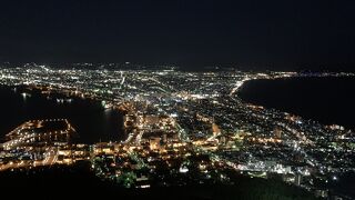 函館の街が一望できます