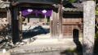 岩国藩主吉川家の墓所がある寺院