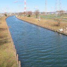 矢切橋からの眺め