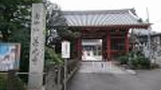 風格のある山門と本堂が印象的