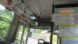 こんな場所も走っています