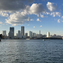 みなとみらい方向の眺め