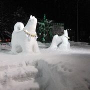 湯沢市の冬の雪祭り