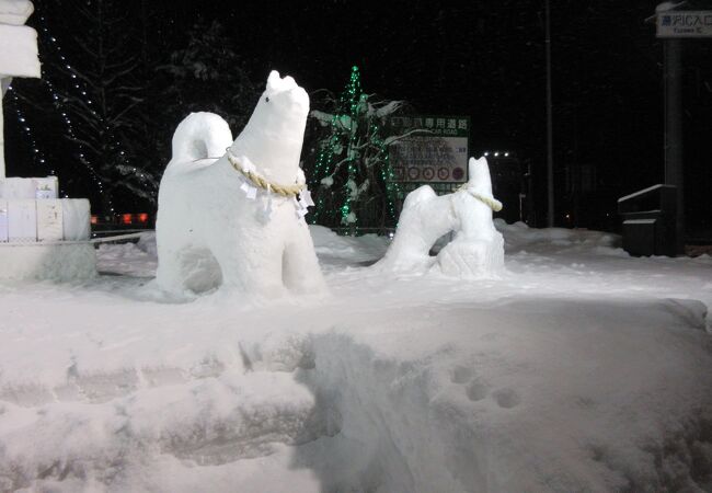 湯沢市の冬の雪祭り