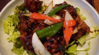 黒酢の酢豚ランチ