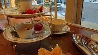 ラ プティ メルスリー★インスタ映えするアフタヌーンティーセット