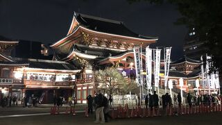 名古屋の下町を代表する観音、コロナ禍のためか初詣の人出は少ない