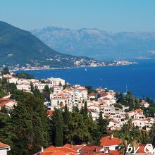 要塞から見るコトル湾方面