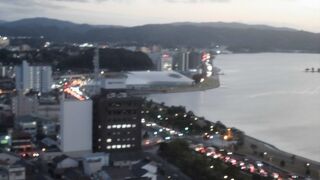 松江市街を一望