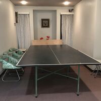 まさかの卓球台