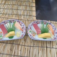 夕食に寿司