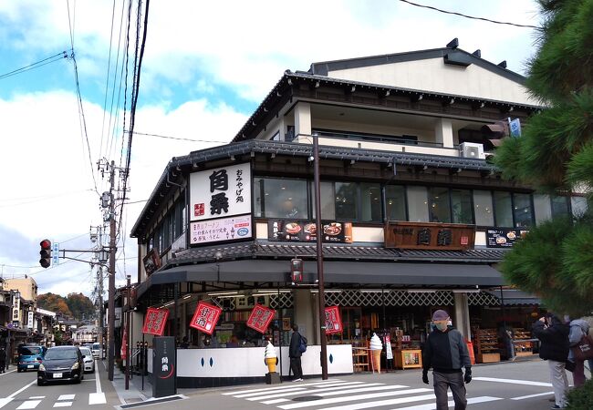 品揃えが充実のお土産物屋さん