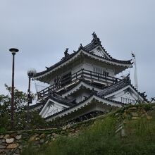 立派な浜松城の様子