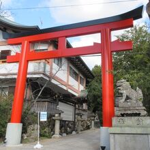 神社前