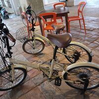 ３時間無料のレンタサイクルもあります