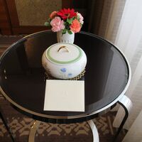 誕生日(近くの宿泊)ということで、小菓子のプレゼント