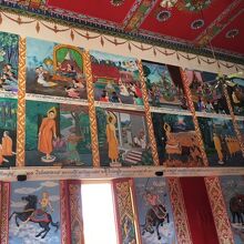 壁画もきれいです