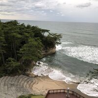 部屋が全部海側に面しているので、この景色が見られます。