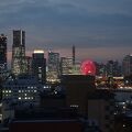 客室からの横浜の夜景が素晴らしい