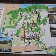 多賀城跡の敷地は一辺900mほどの四角形。