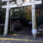 駅から少し離れてますが、立派な神社。