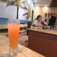 チェックイン時のドリンク