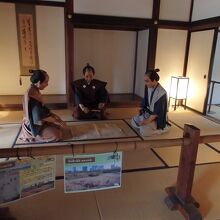川越城本丸御殿家老詰所内部