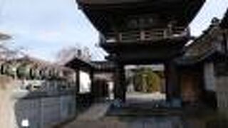 山門が立派だった寺院