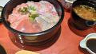 マグロ丼！