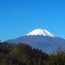富士山が綺麗に