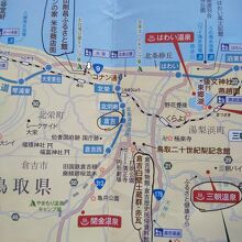 地図で方角が分かりました