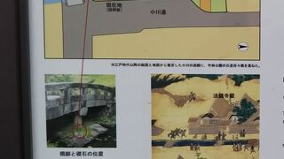 百々橋があったところ