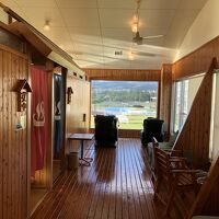 別棟＝冬は寒い大浴場。朝は9時までなのだがもう少しやってほし