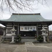 亀井野にある日蓮宗のお寺