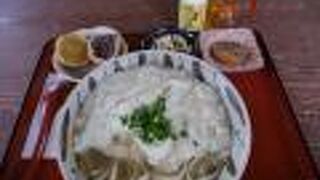 ヘルシーで胃に優しいゆし豆腐そば