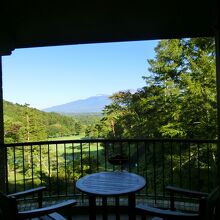 バルコニーからの眺望